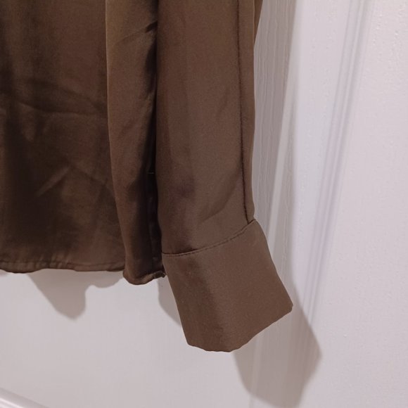 Chocolate Brown Blouse - Picture 4 of 7